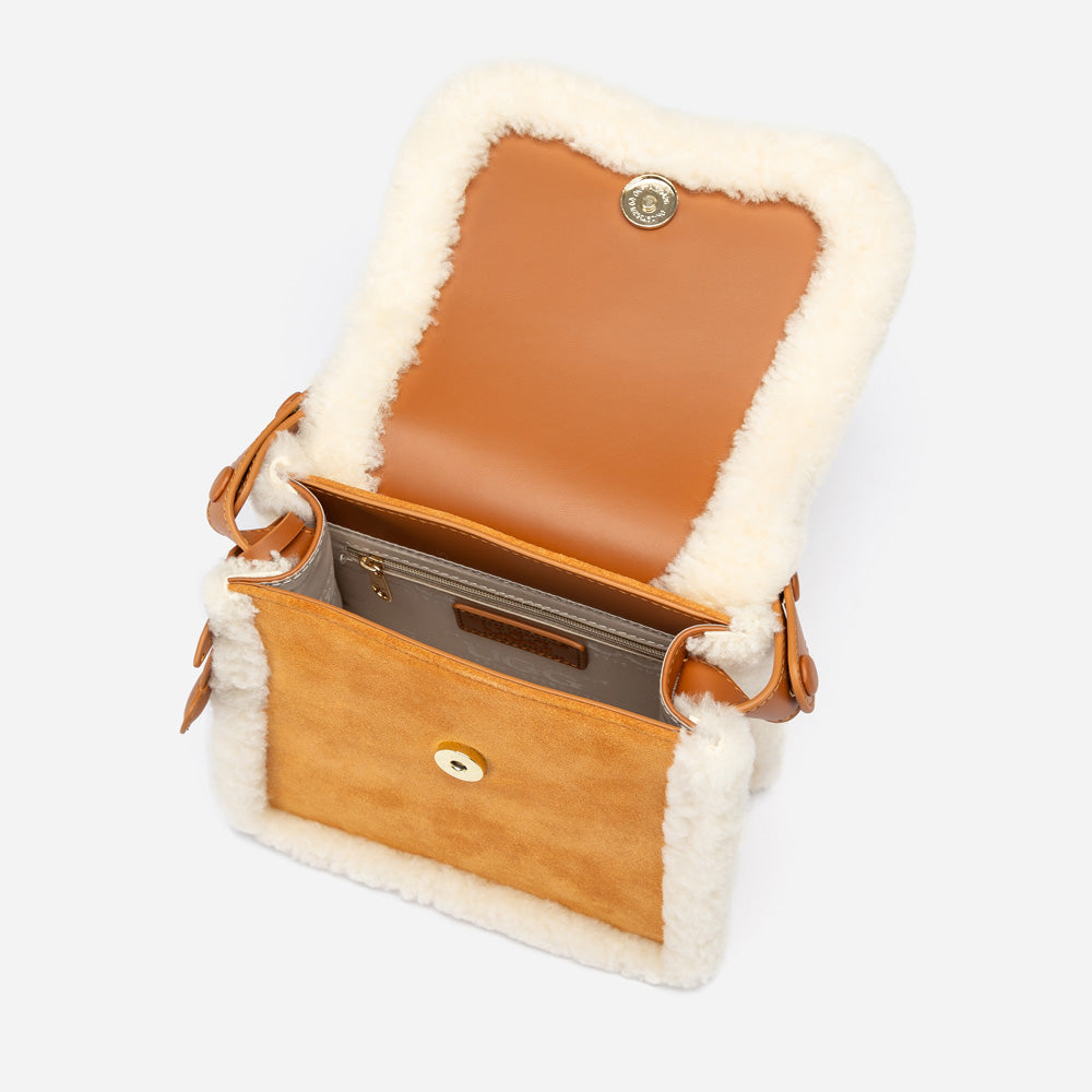 Ugg OZWEAR Shearling Logo Hand Bag