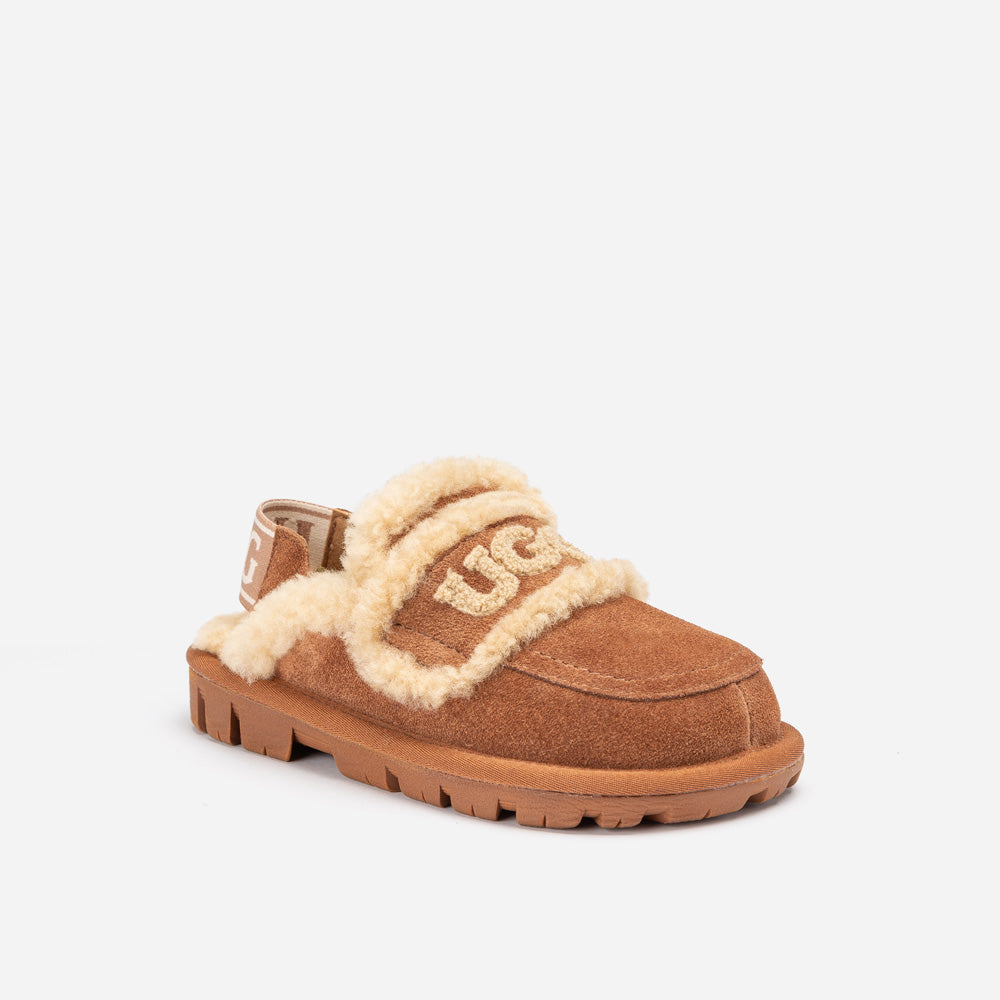 Ugg OZWEAR Kids Violet Shearling Slipper (Detachable Feature)