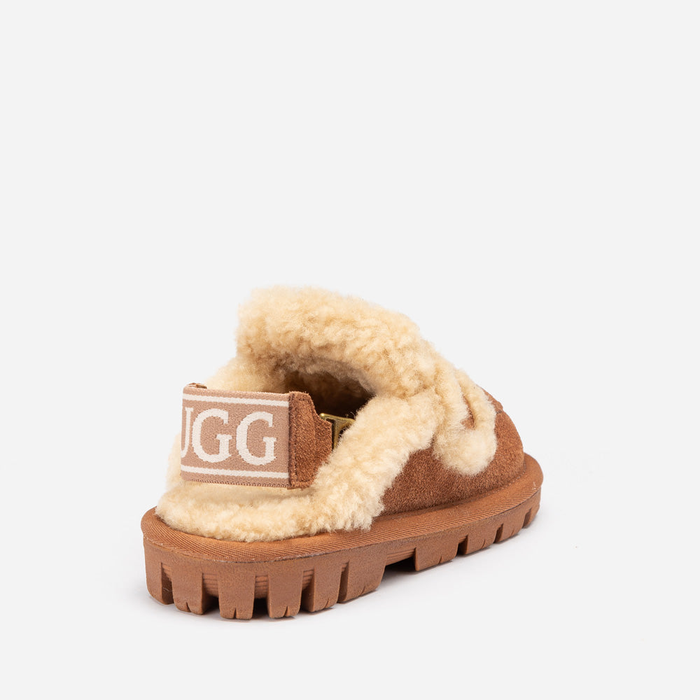 Ugg OZWEAR Kids Violet Shearling Slipper (Detachable Feature)