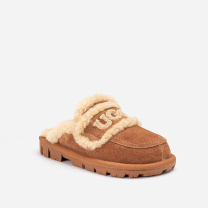 Ugg OZWEAR Kids Violet Shearling Slipper (Detachable Feature)