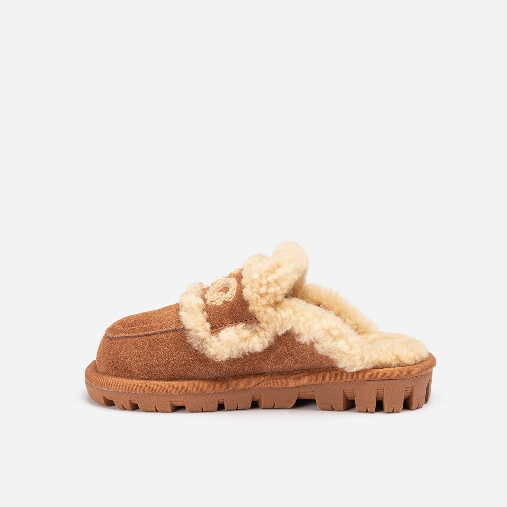 Ugg OZWEAR Kids Violet Shearling Slipper (Detachable Feature)