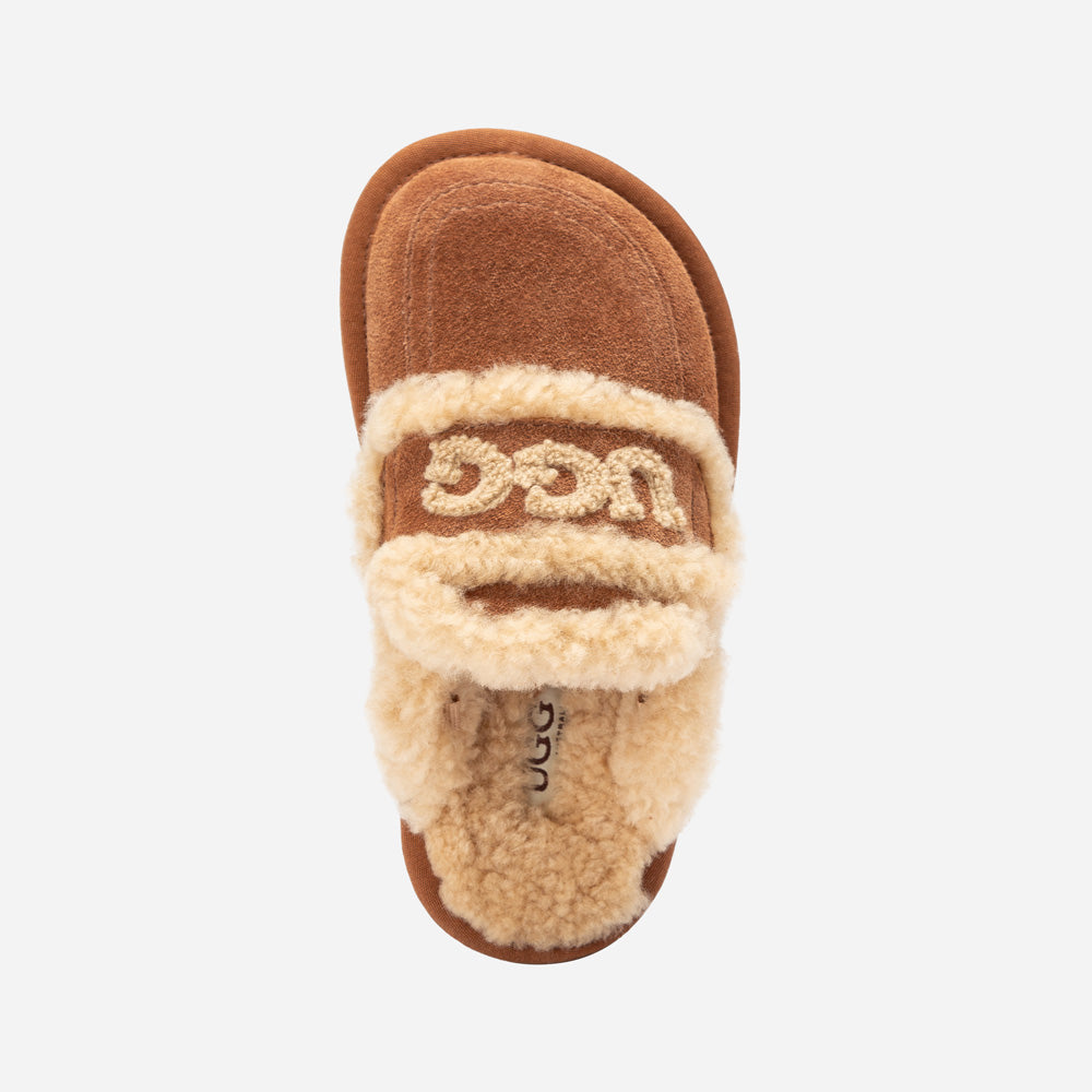 Ugg OZWEAR Kids Violet Shearling Slipper (Detachable Feature)