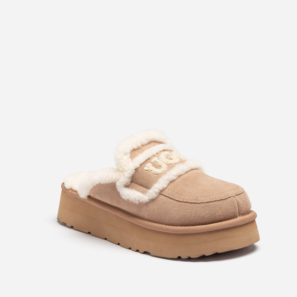 UggOZWEAR  Violet Shearling Platform Slipper OB938P