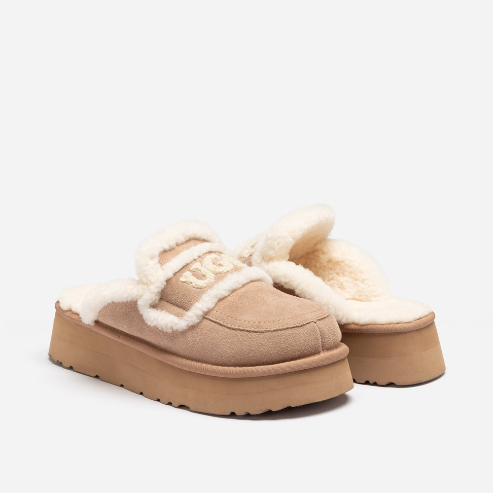 UggOZWEAR  Violet Shearling Platform Slipper OB938P