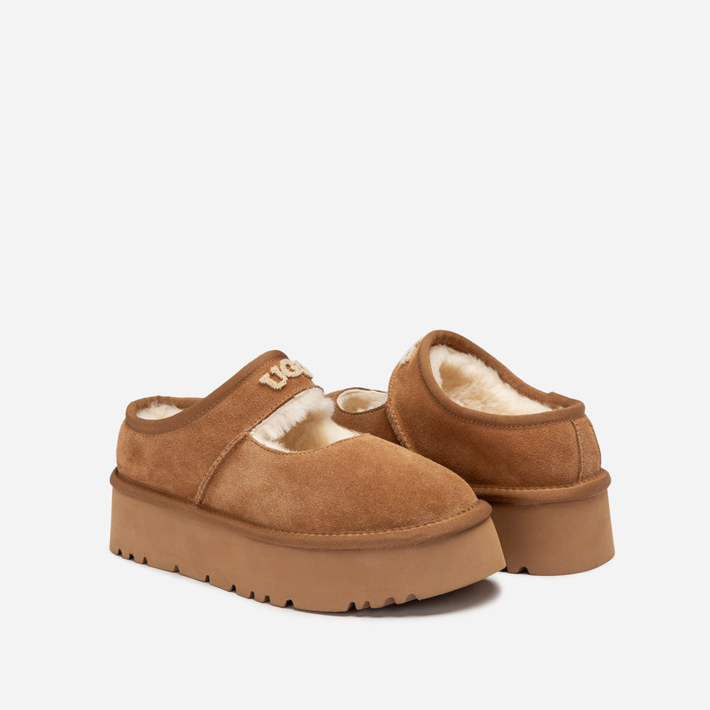 Ugg OZWEAR Mary Jane Emb Logo Platform
