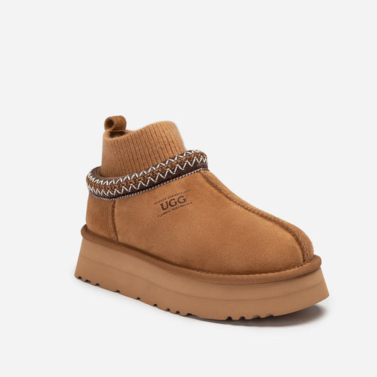 Ugg OZWEAR Sydney Knit Platform Slipper