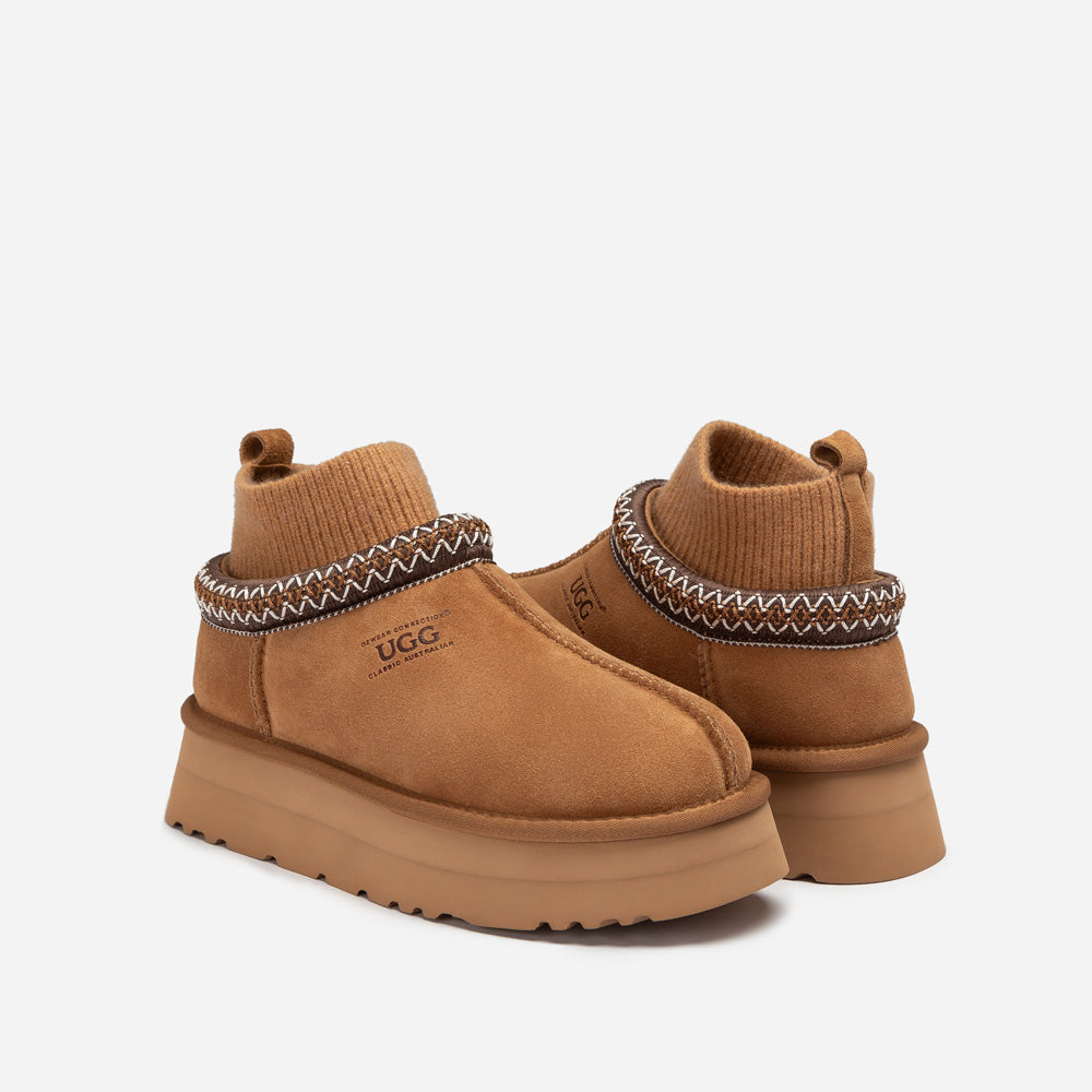 Ugg OZWEAR Sydney Knit Platform Slipper