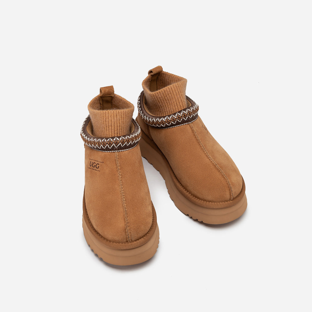 Ugg OZWEAR Sydney Knit Platform Slipper