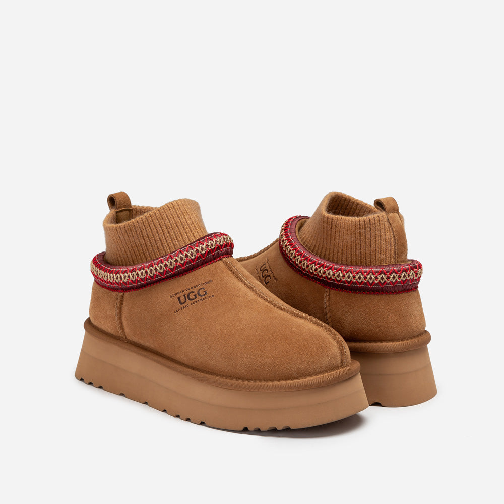 Ugg OZWEAR Sydney Knit Platform Slipper