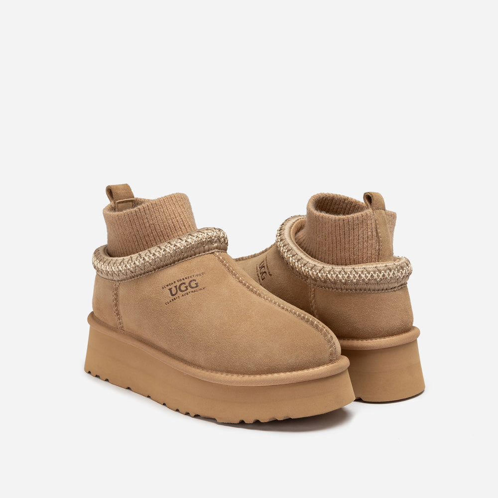 Ugg OZWEAR Sydney Knit Platform Slipper