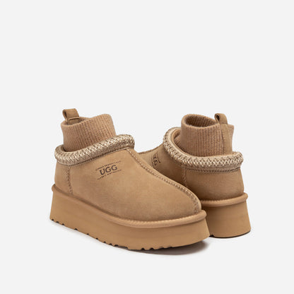 Ugg OZWEAR Sydney Knit Platform Slipper