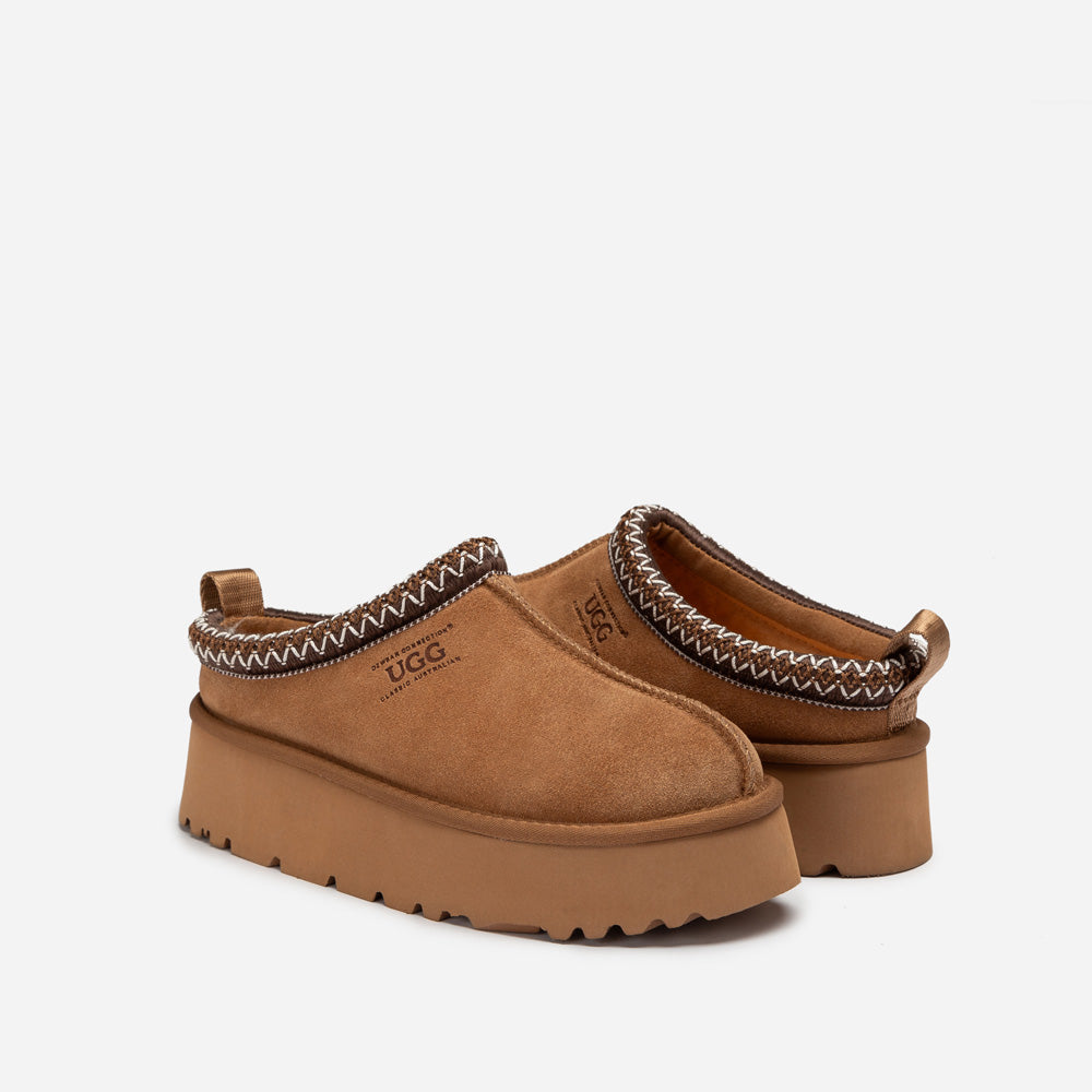 Ugg OZWEAR Sydney Spring Platform Slipper (Water Resistant) (Detachable Wool Insole)