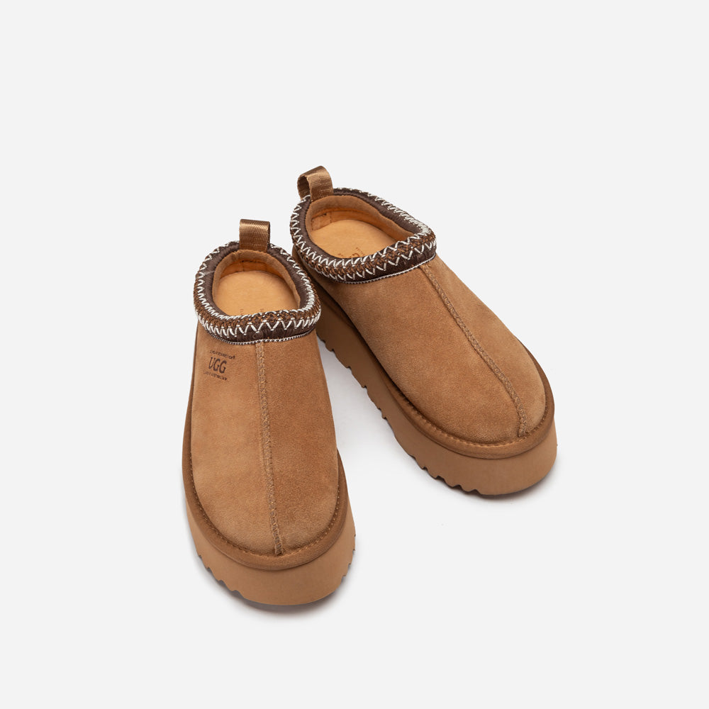 Ugg OZWEAR Sydney Spring Platform Slipper (Water Resistant) (Detachable Wool Insole)