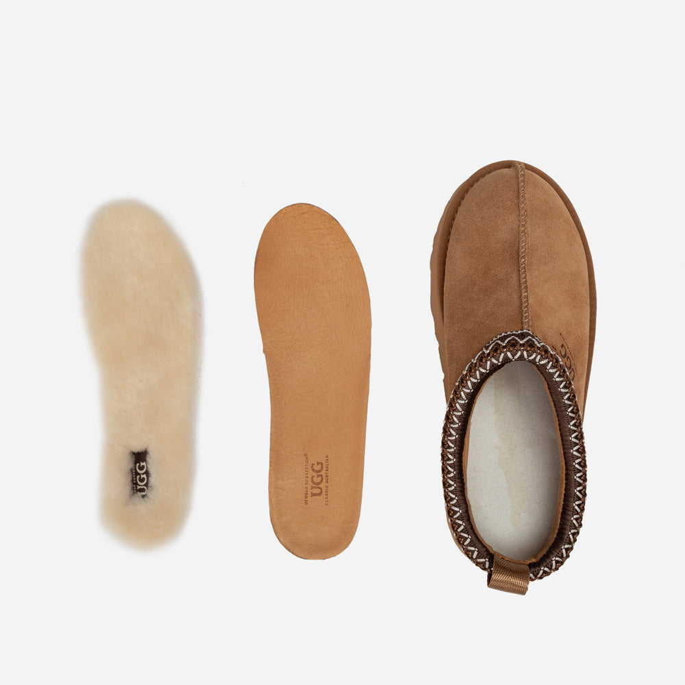Ugg OZWEAR Sydney Spring Platform Slipper (Water Resistant) (Detachable Wool Insole)