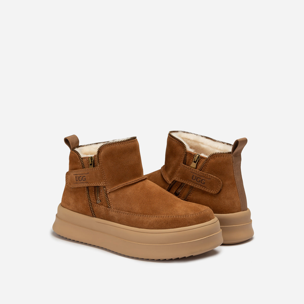 Ugg OZWEAR Tag Zipper Ankle Boots