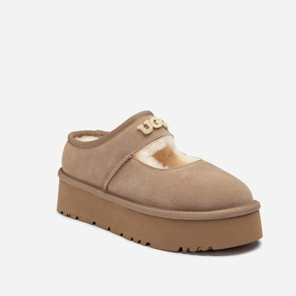 Ugg OZWEAR Mary Jane Emb Logo Platform