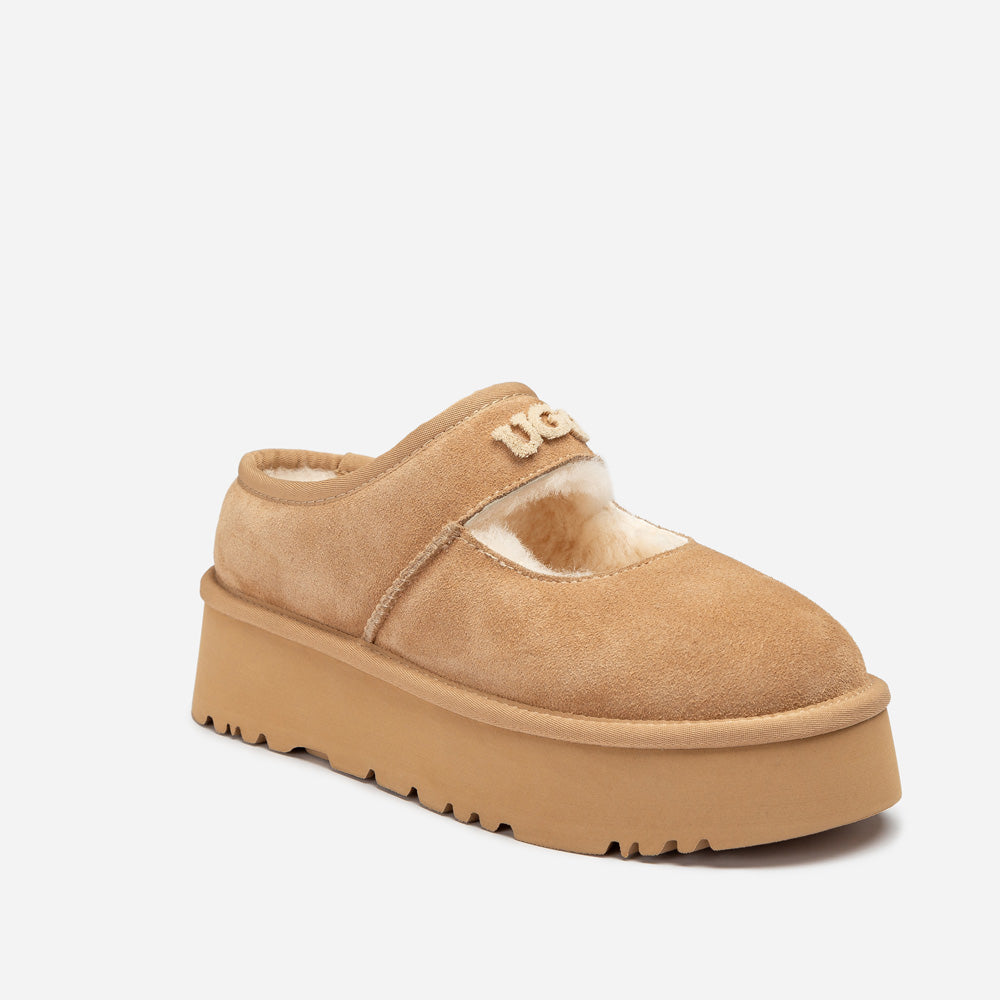 Ugg OZWEAR Mary Jane Emb Logo Platform