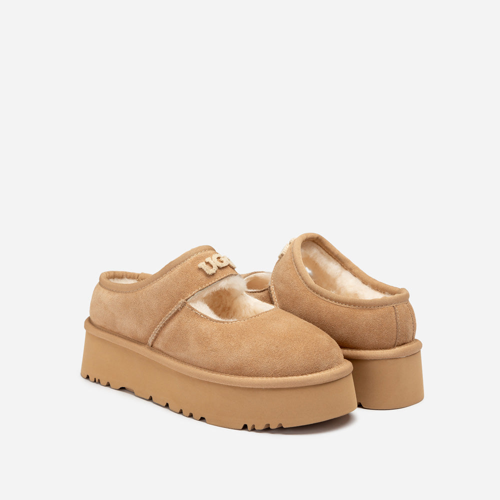 Ugg OZWEAR Mary Jane Emb Logo Platform