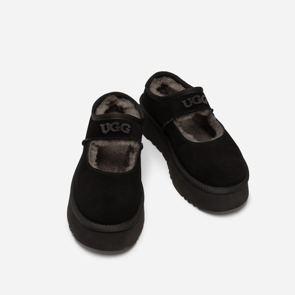 Ugg OZWEAR Mary Jane Emb Logo Platform