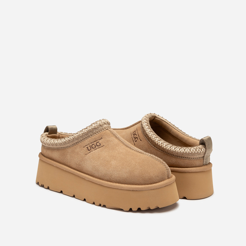 Ugg OZWEAR Sydney Spring Platform Slipper (Water Resistant) (Detachable Wool Insole)