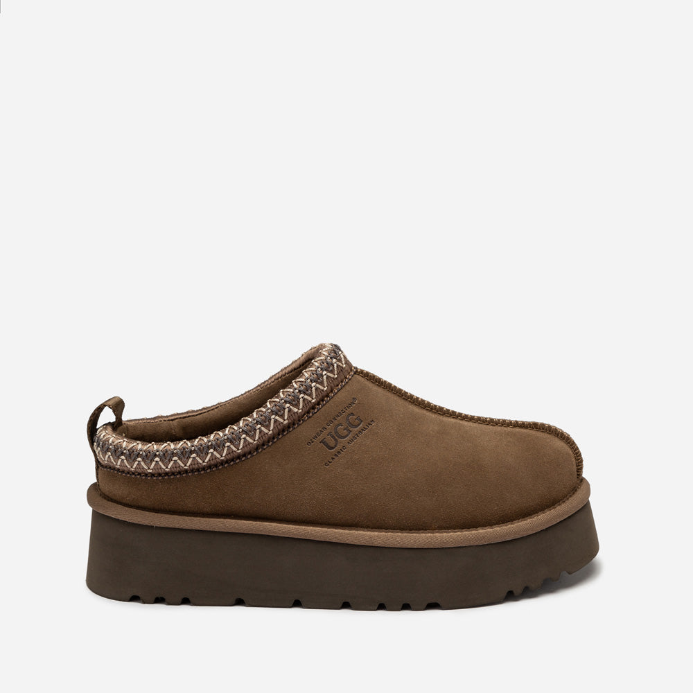 Ugg OZWEAR Sydney Spring Platform Slipper (Water Resistant) (Detachable Wool Insole)