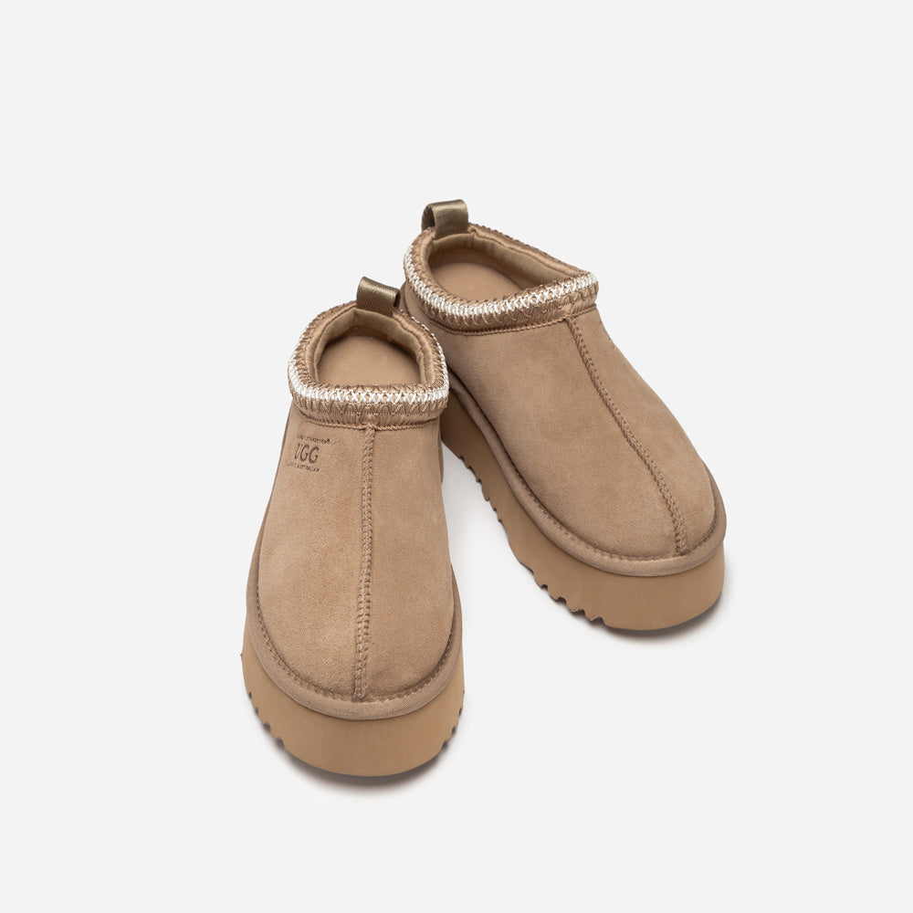 Ugg OZWEAR Sydney Spring Platform Slipper (Water Resistant) (Detachable Wool Insole)