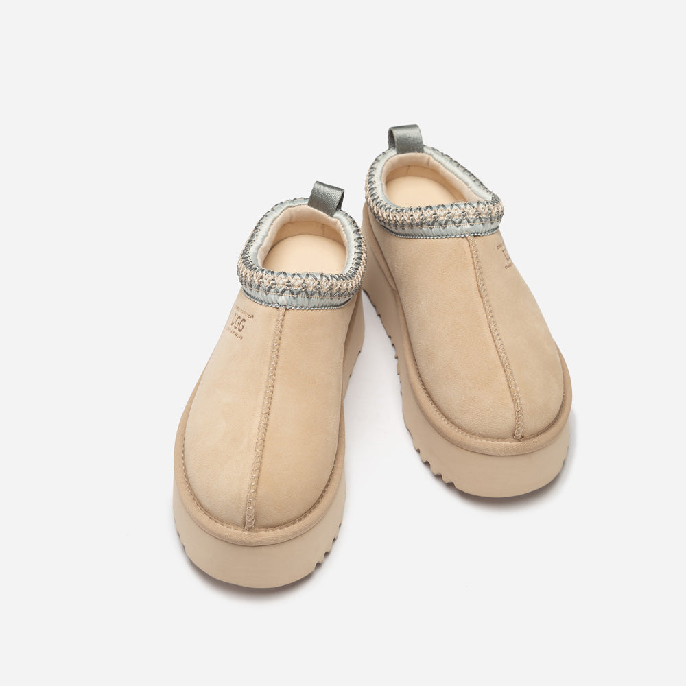 Ugg OZWEAR Sydney Spring Platform Slipper (Water Resistant) (Detachable Wool Insole)
